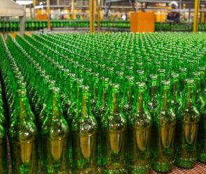 Beta Glass green glass bottles