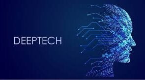 A brand logo of DeepTech