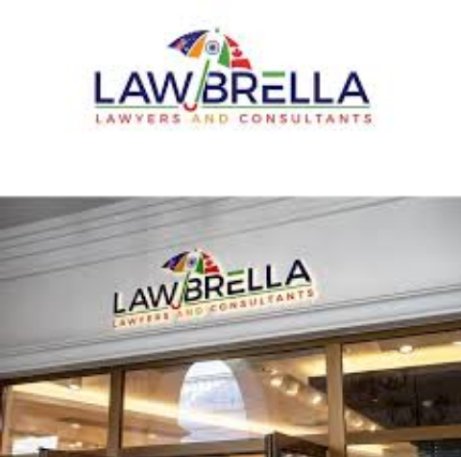 A logo.of Lawbrella, a tech-driven legal advocacy platform.