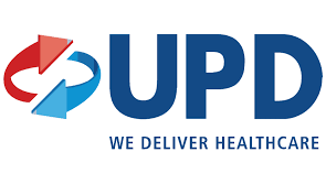 A logo of United Pharmaceutical Distributors (UPD) located in South Africa