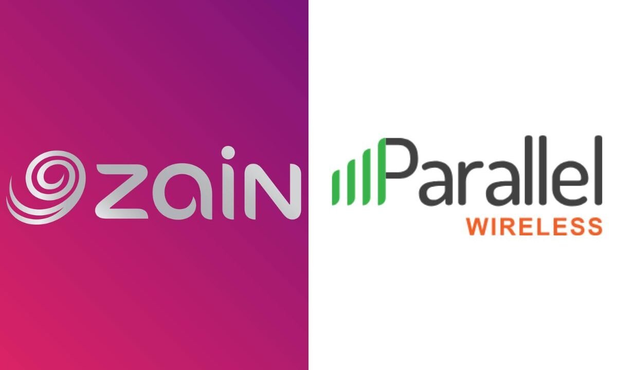 Logos of Zain Parallel Wireless