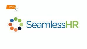 A logo of Seamless HR, an all-in-one HR software