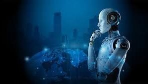 An image of a humanoid- artificial intelligence robot