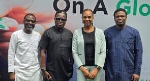 Representatives of Moniepiont and Africo during the partnership