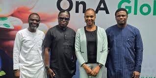 Representatives of Moniepiont and Africo during the partnership