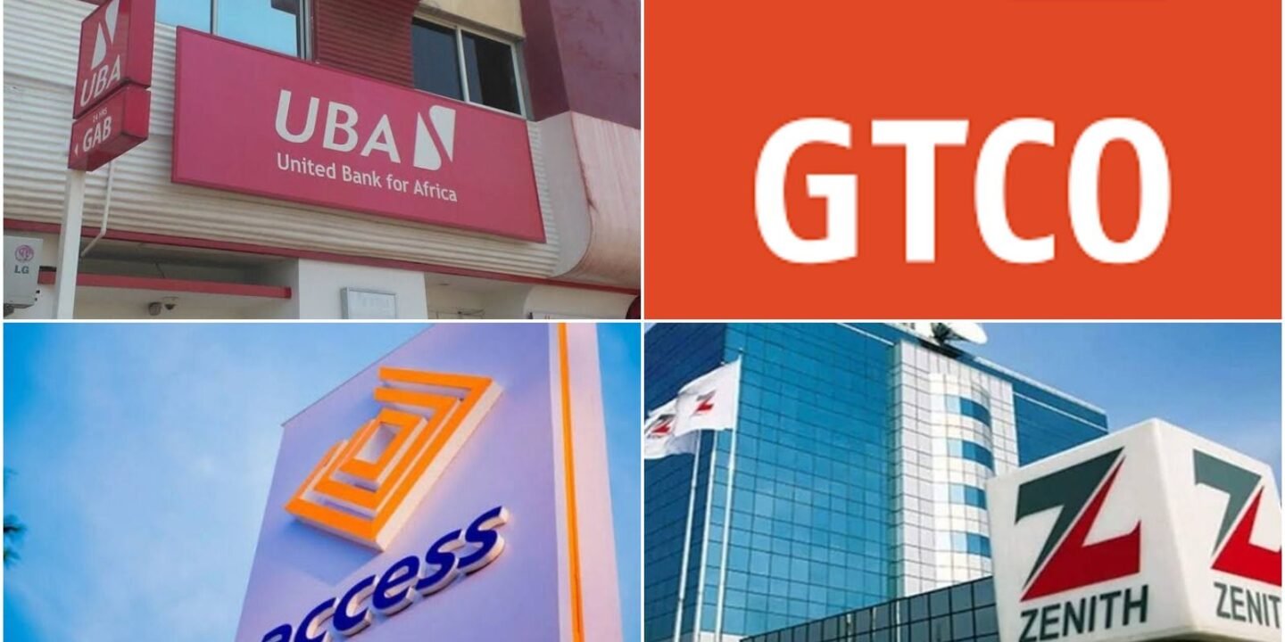Logo of GTCO, Access Bank, Zenith and UBA