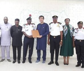 An image of IHS and NSCDC representative during the MoU