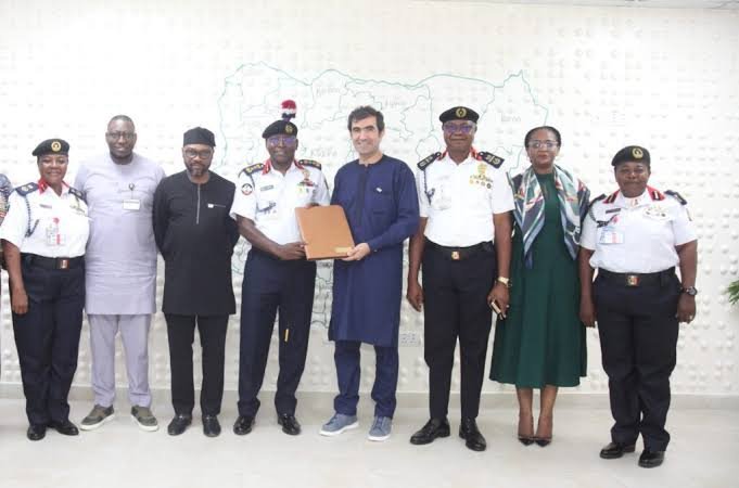 An image of IHS and NSCDC representative during the MoU