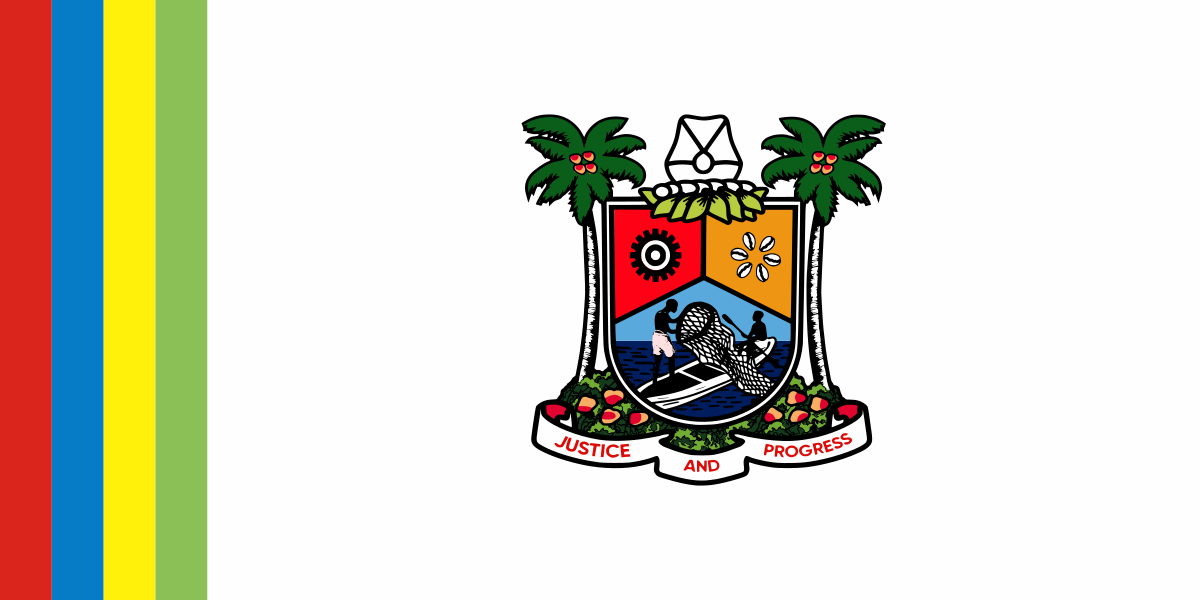 An image of Lagos flag