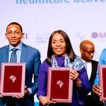 An image of the African Medical Centre of Excellence (AMCE with the Afreximbank