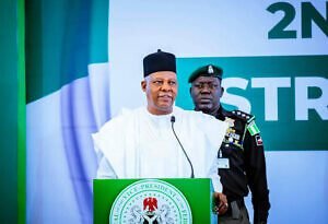 An image of the Vice President of Nigeria, Kashim Shettima.
