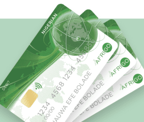 A payment card of Afrigo