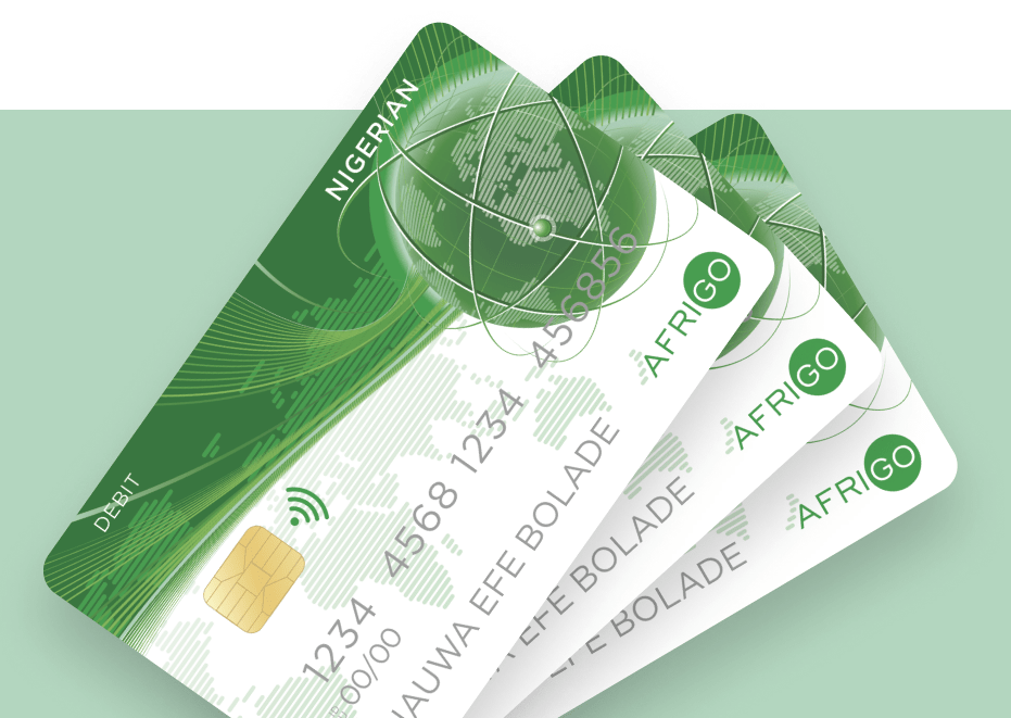 A payment card of Afrigo