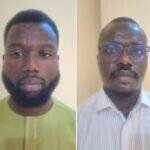 An image of two CBEX fraud suspect, Awerosuo Otorudo and Chukwuebuka Ehirim