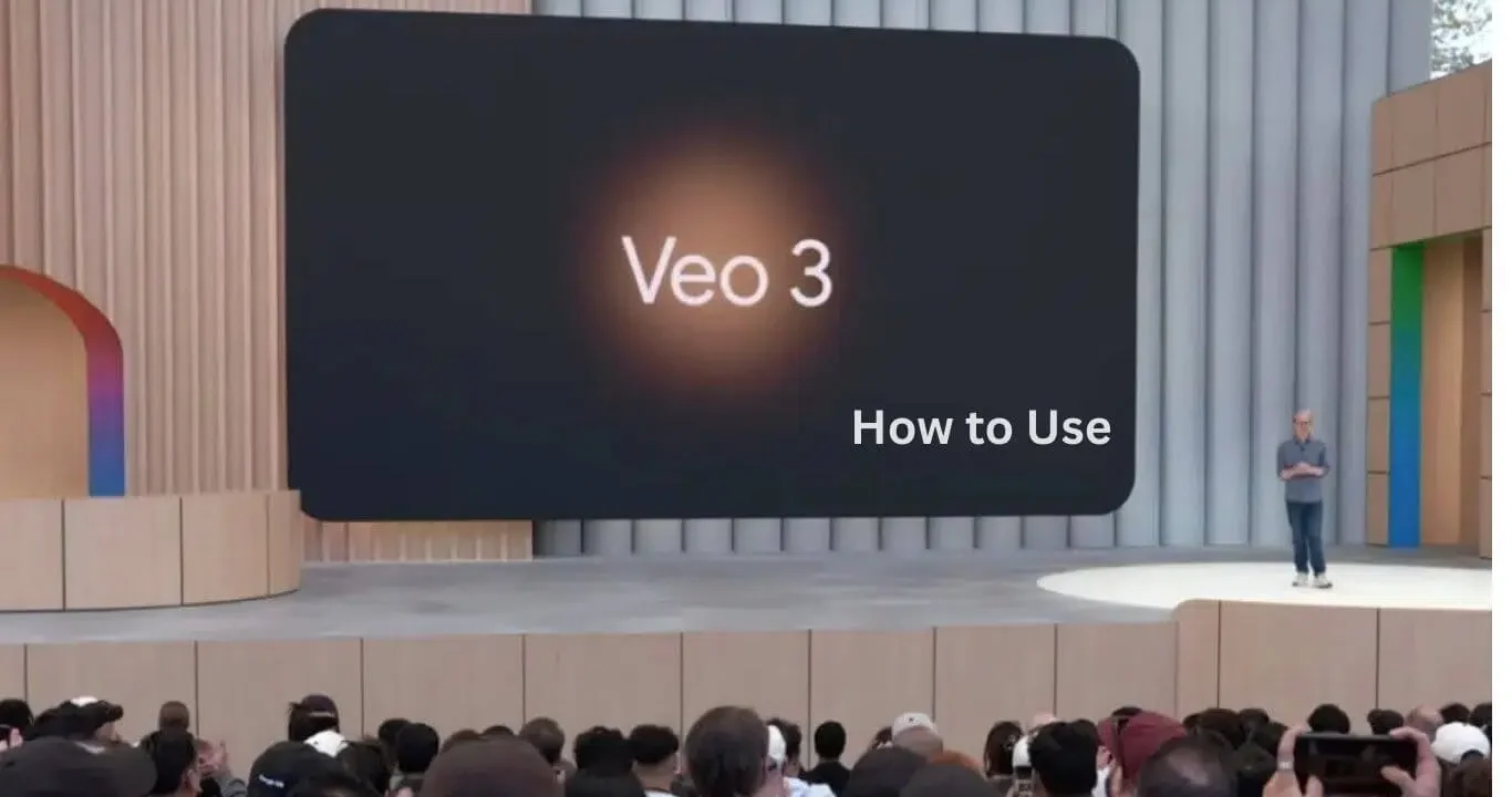 An instructor teaching how to use Google's Veo 3