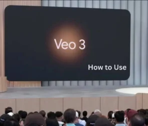 An instructor teaching how to use Google's Veo 3