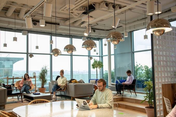 An image of a co-working space