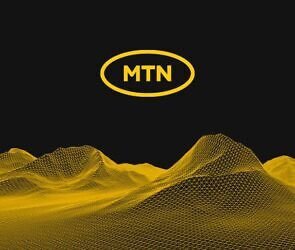 A logo of MTN