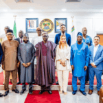 Governor Sanwolu and the representatives of NITDA