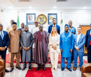 Governor Sanwolu and the representatives of NITDA