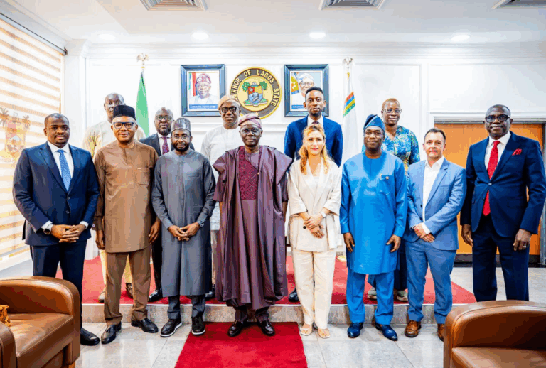 Governor Sanwolu and the representatives of NITDA
