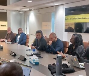 An image of MTN Nigeria top officials