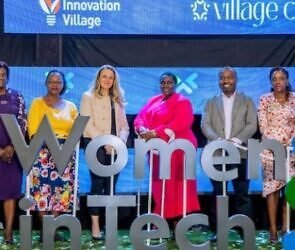 An image of women in tech program launch for startups