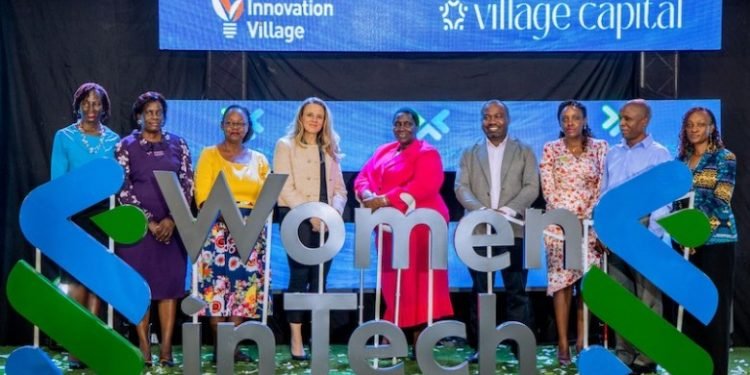 An image of women in tech program launch for startups