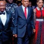 An image of the Vice President of Nigeria Shettima, Lagos State Governor Babajide Sanwo-olu at Zenith Bank anniversary