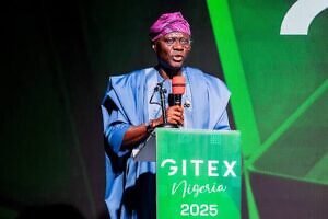 An image of Gov Babajide Sanwo-olu at GITEX Nigeria 2025