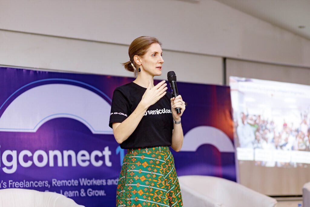 Ashley Immanuel, co-founder of Semicolon at Gigconnect 2025